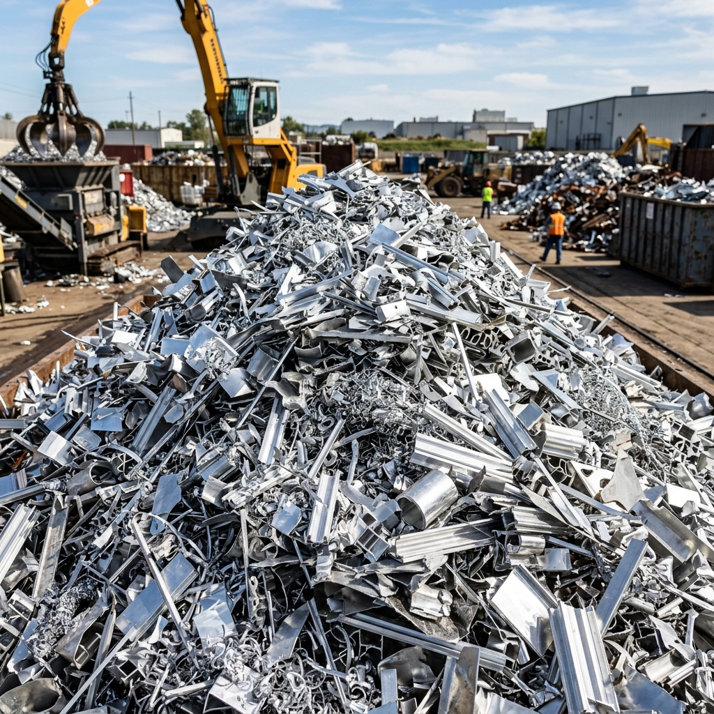 Débris d'aluminium